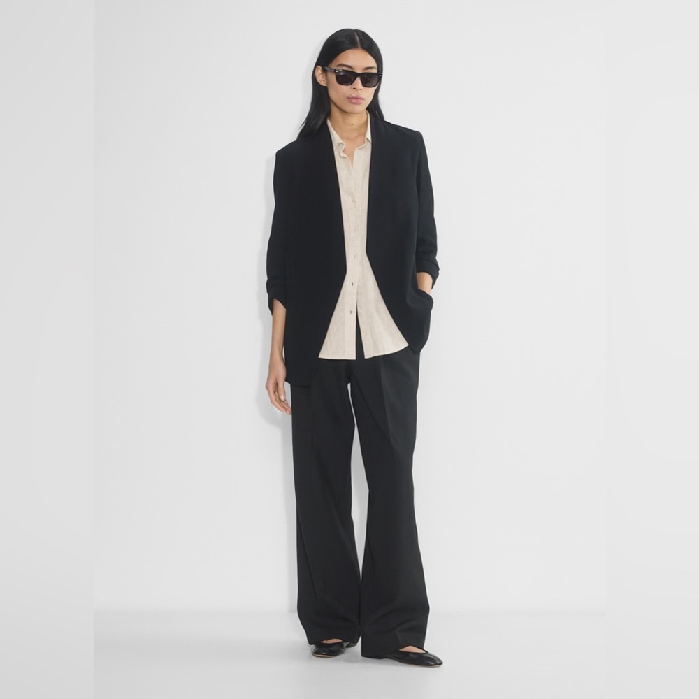 Babaton Power Blazer - Mirror Crepe
